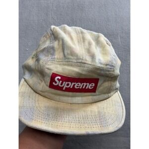 Supreme Cap Panel Adjustable Strap Magee plaid Hat Made In USA